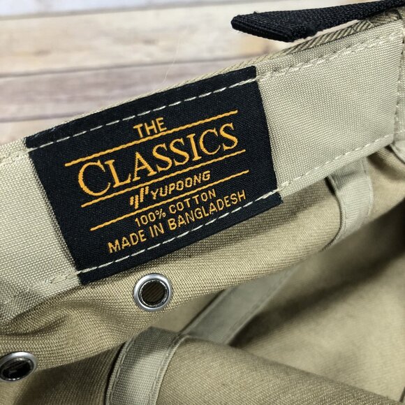 STIO Seal 5 Panel Adjustable Hat The Classics Yupoong Khaki Beige Outdoors Trail - Picture 8 of 9